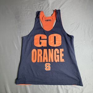Go Orange Syracuse Youth L Jersey Reversible Orange Blue Racerback Basketball